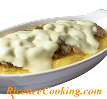 Polenta gratinata ai funghi